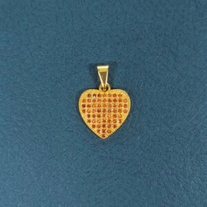 23085 - ORANGE D Corazón Swarovski 57 2.2mm
