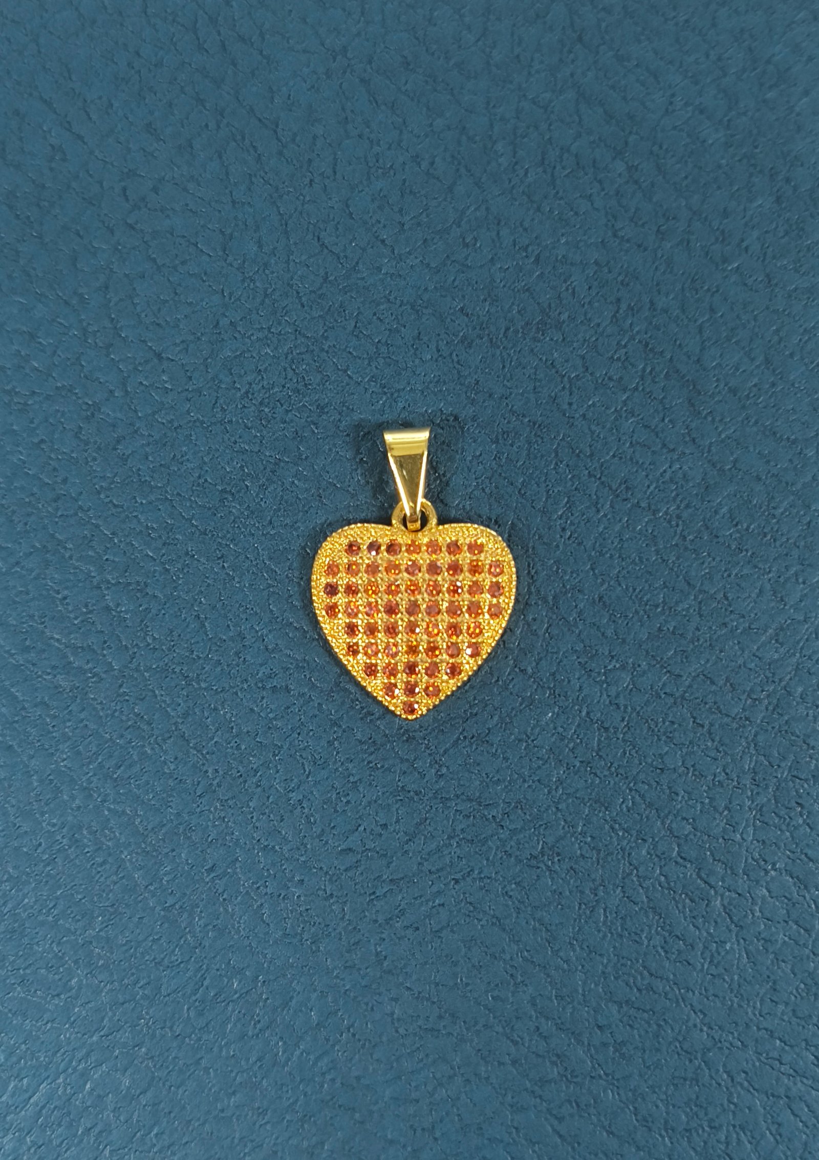 23085-ORANGE - D Corazón Swarovski 57 2.2mm